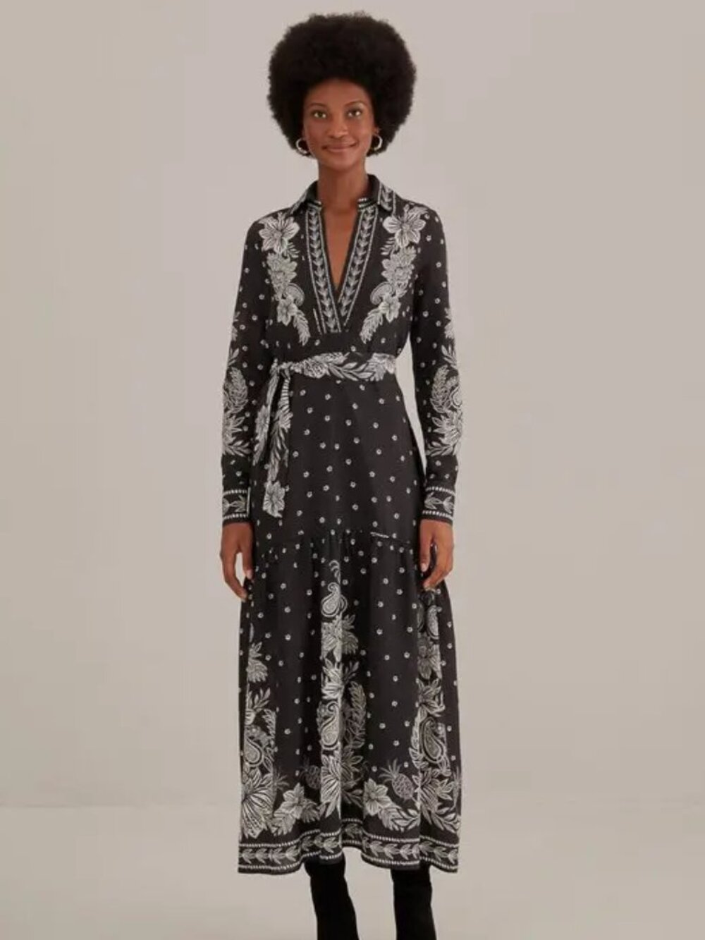 FARM Rio Paisley Bloom Dress